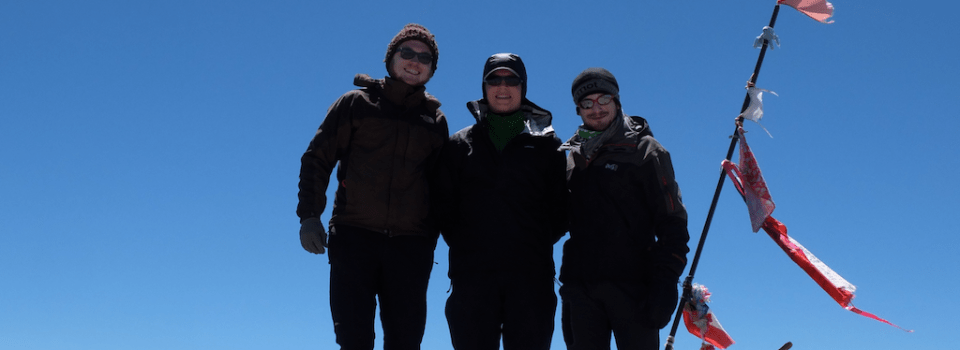 Cerro Plomo Chile Andes mountaineering glacier geology climate change research climbing